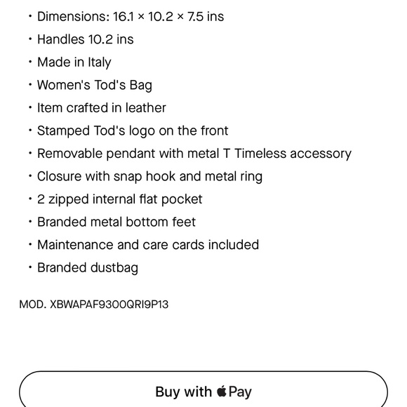 Tod’s Bag Medium - Picture 9 of 9